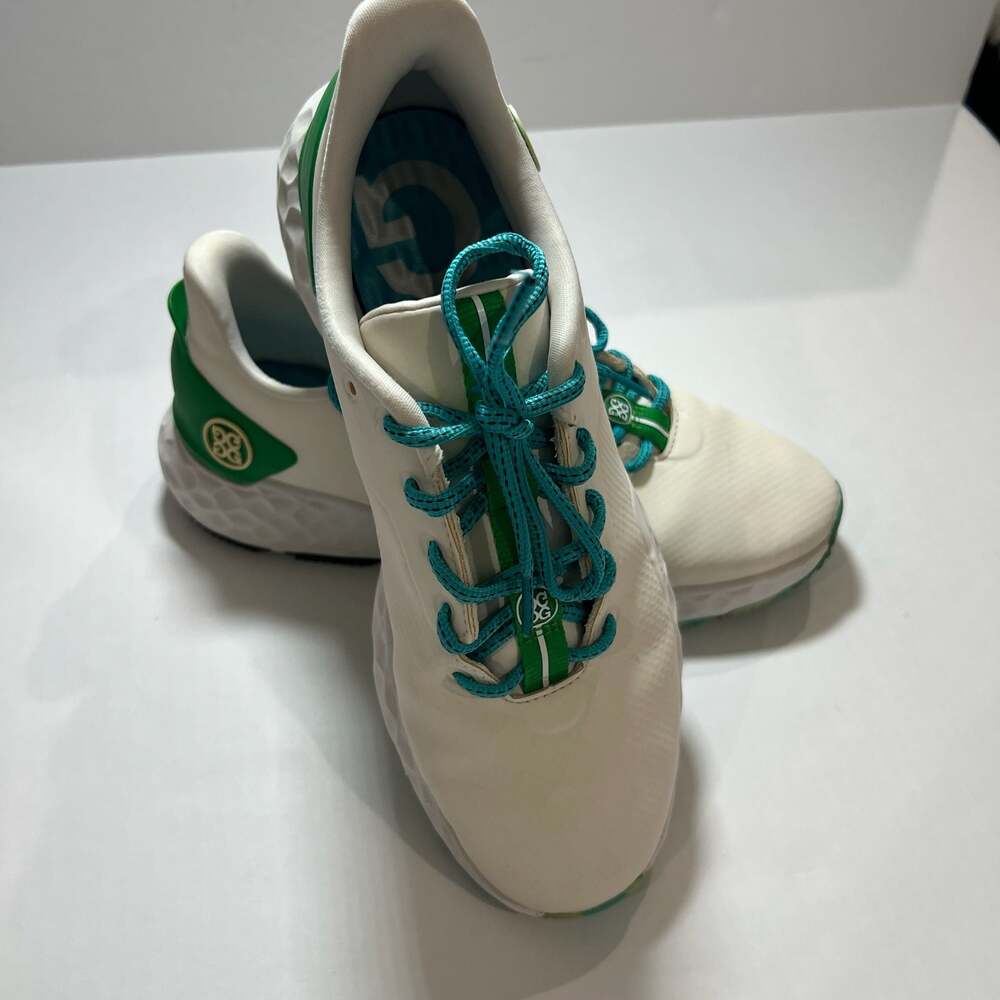 G/FORE MG4+ Golf Shoes White/Green size 8.5